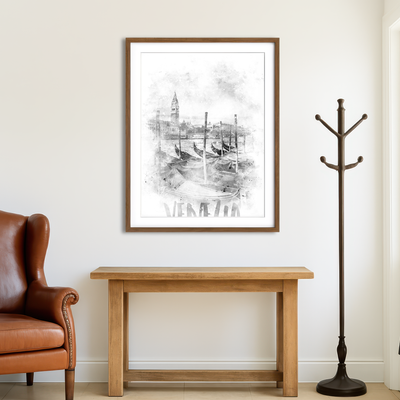 AUTO-MOCKUP ROOM | Art Canal Grande Wall Art
