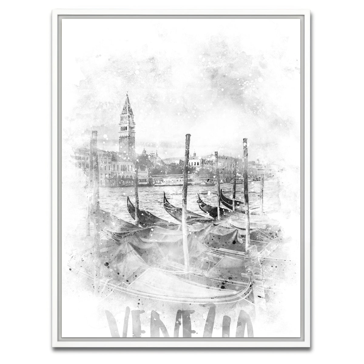 AUTO-MOCKUP WHITE | Art CANAL GRANDE | 1 Piece | White Framed Canvas | group=3x4