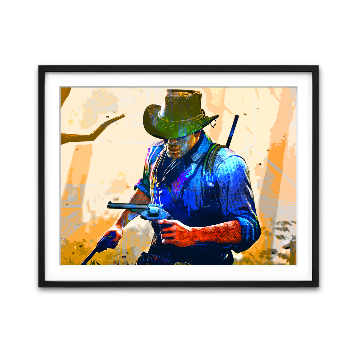 Framed Print 4x3 Black