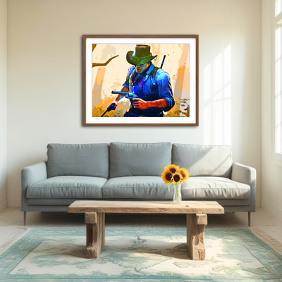 AUTO-MOCKUP ROOM | Arthur Morgan Wall Art