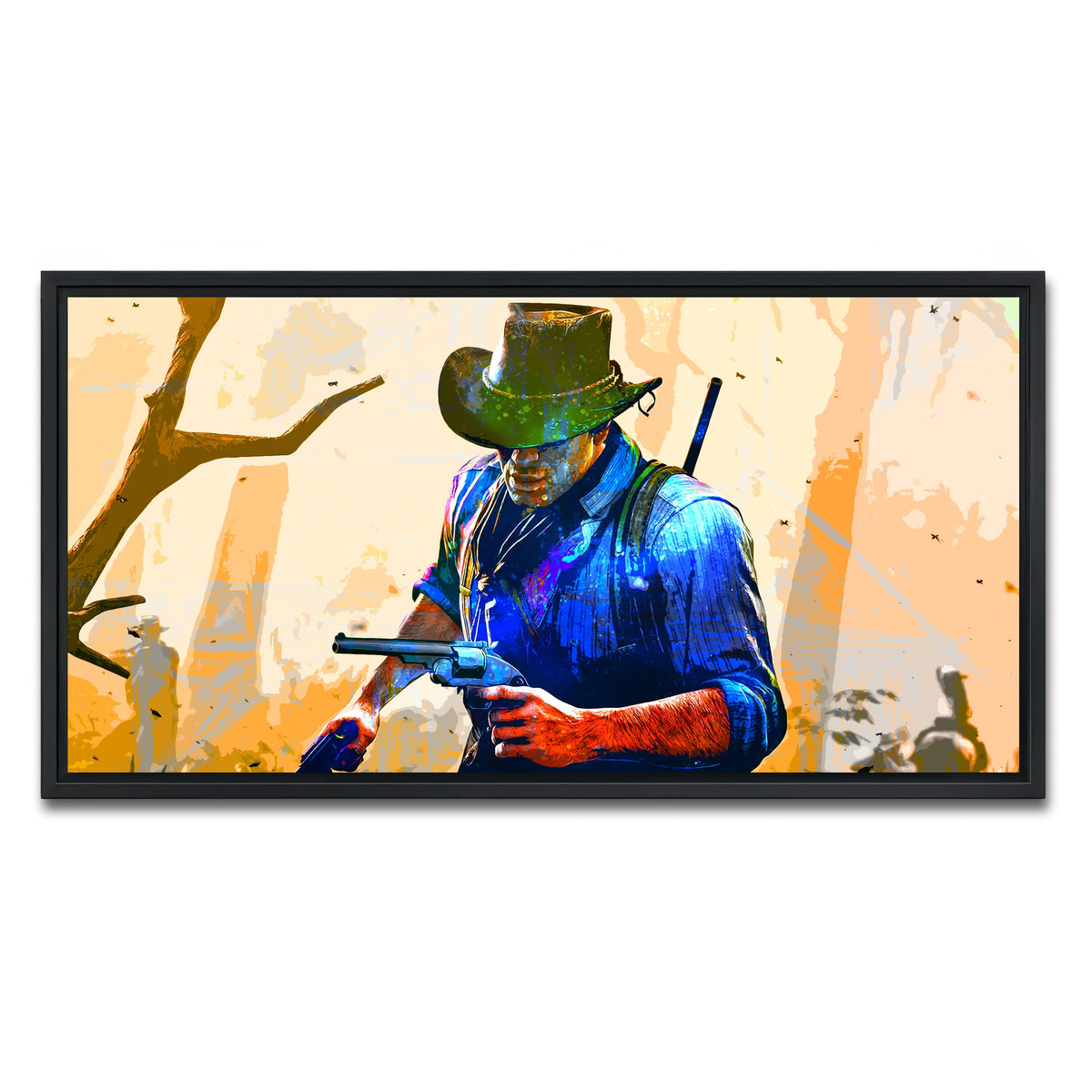 AUTO-MOCKUP WHITE | Arthur Morgan | 1 Piece | Black Framed Canvas | group=2x1