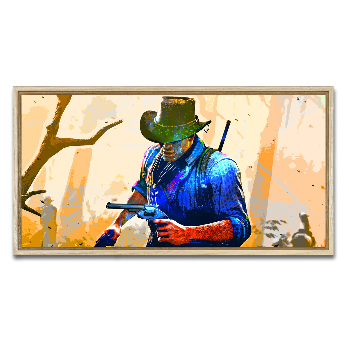 AUTO-MOCKUP WHITE | Arthur Morgan | 1 Piece | Natural Framed Canvas | group=2x1