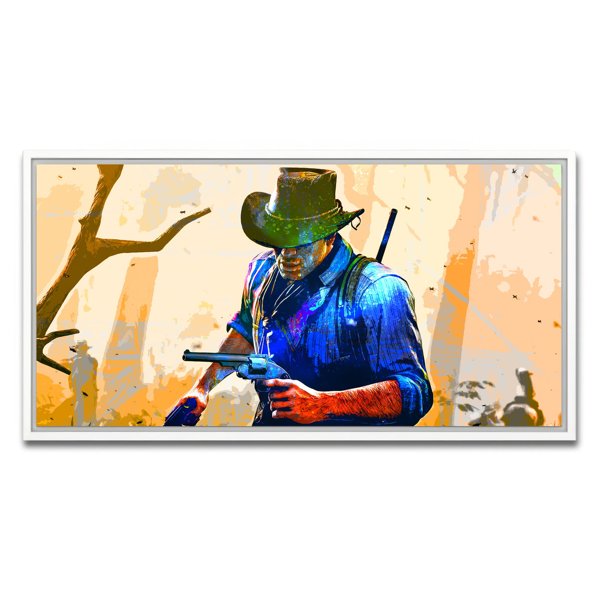 AUTO-MOCKUP WHITE | Arthur Morgan | 1 Piece | White Framed Canvas | group=2x1