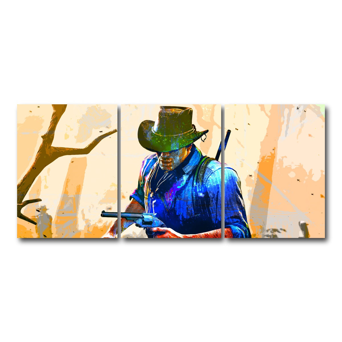 AUTO-MOCKUP WHITE | Arthur Morgan | 3 Piece | Gallery Wrap Canvas | group=18x24