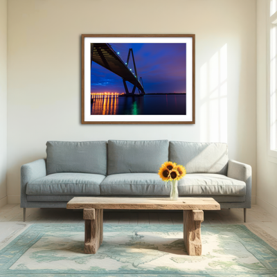 AUTO-MOCKUP ROOM | Arthur Ravenel Jr. Bridge SC Wall Art