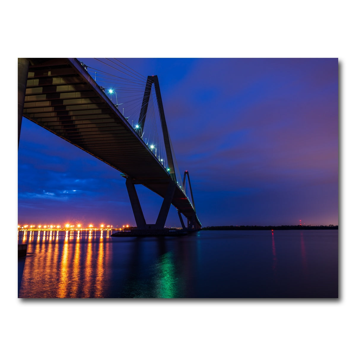 AUTO-MOCKUP WHITE | Arthur Ravenel Jr. Bridge SC | 1 Piece | Gallery Wrap Canvas | group=4x3