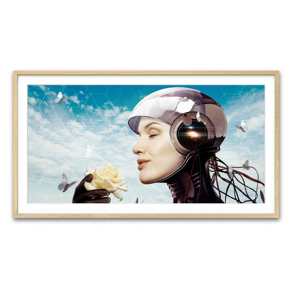 Framed Print 2x1 Natural