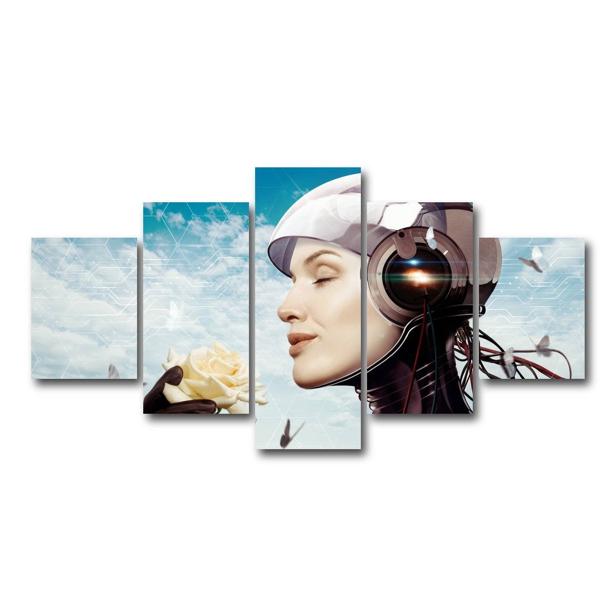 AUTO-MOCKUP WHITE | Artificial Dream | 5 Piece | Gallery Wrap Canvas | group=5_short