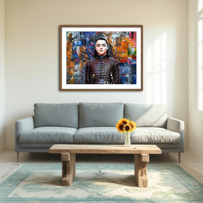 AUTO-MOCKUP ROOM | Arya Stark Wall Art
