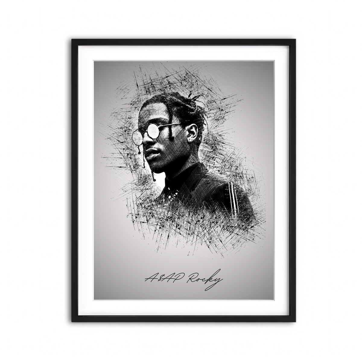 Framed Print 3x4 Black