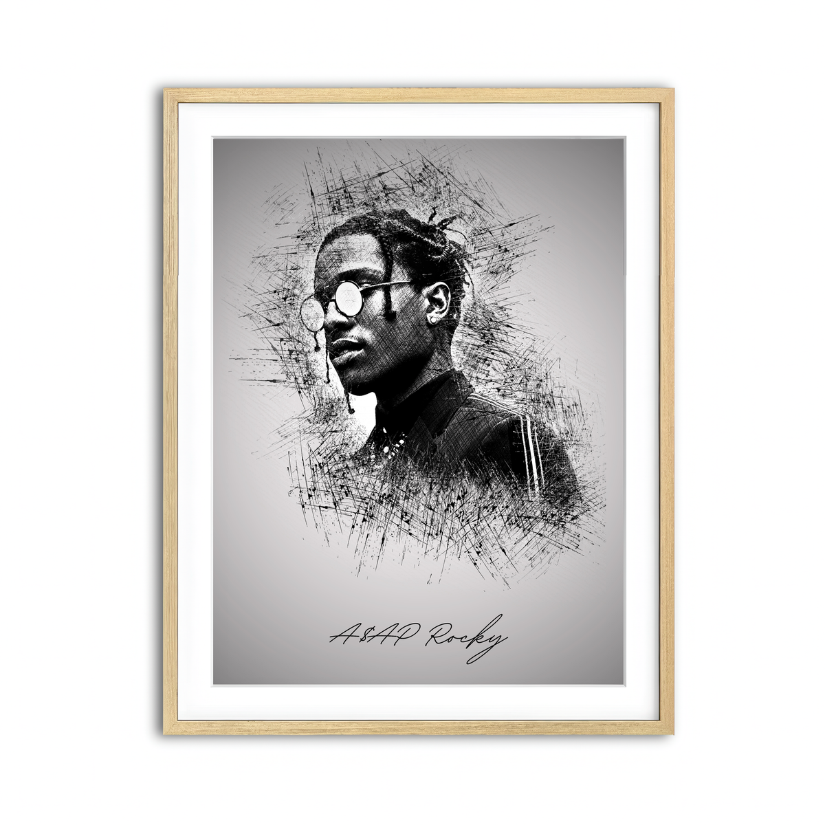 Framed Print 3x4 Natural