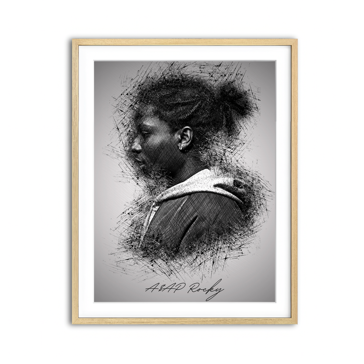 Framed Print 3x4 Natural