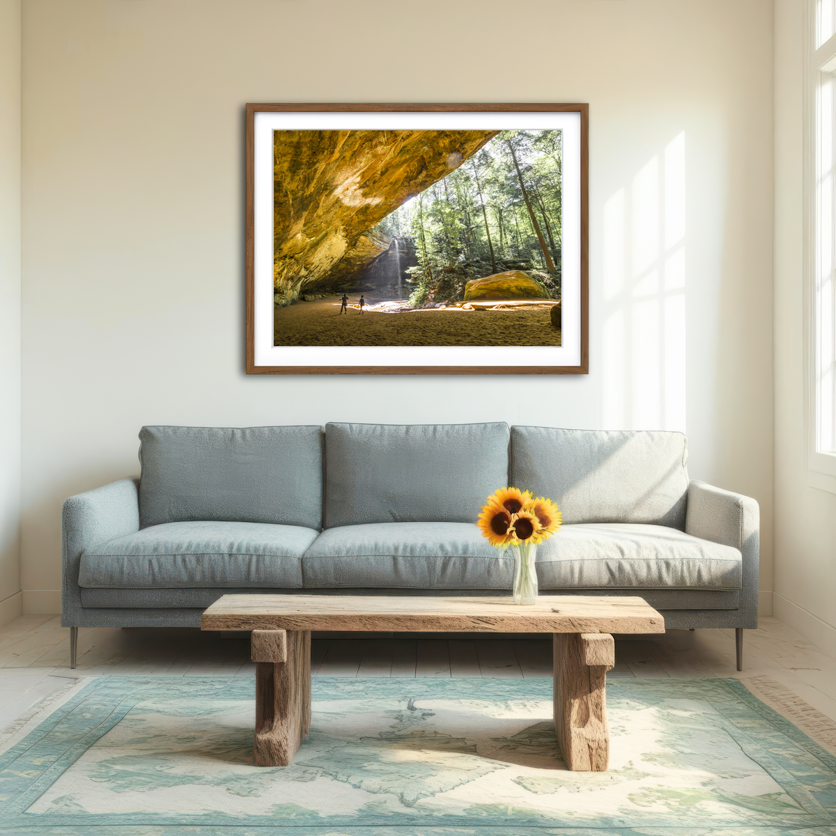 AUTO-MOCKUP ROOM | Ash Cave Hocking Hills Wall Art