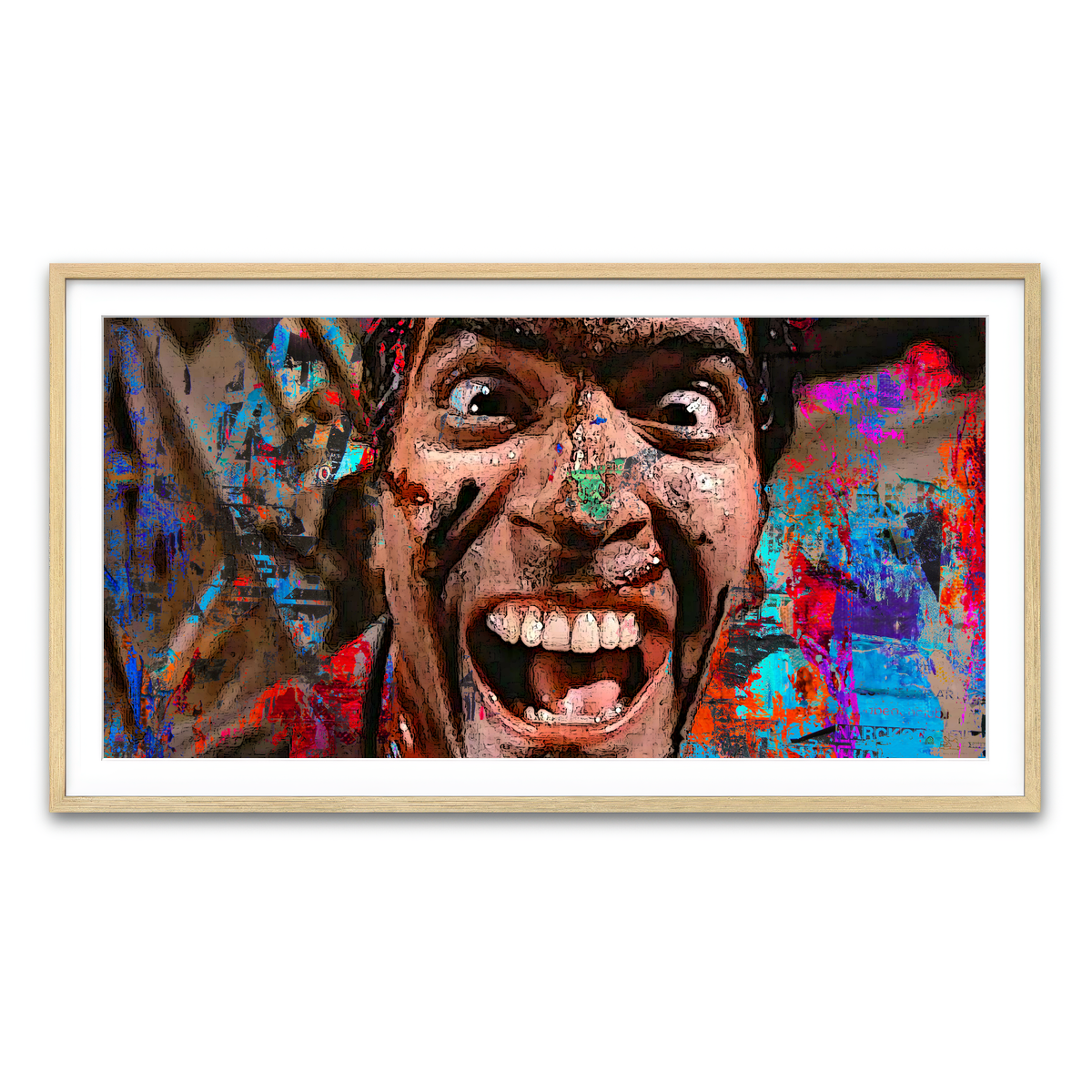 Framed Print 2x1 Natural