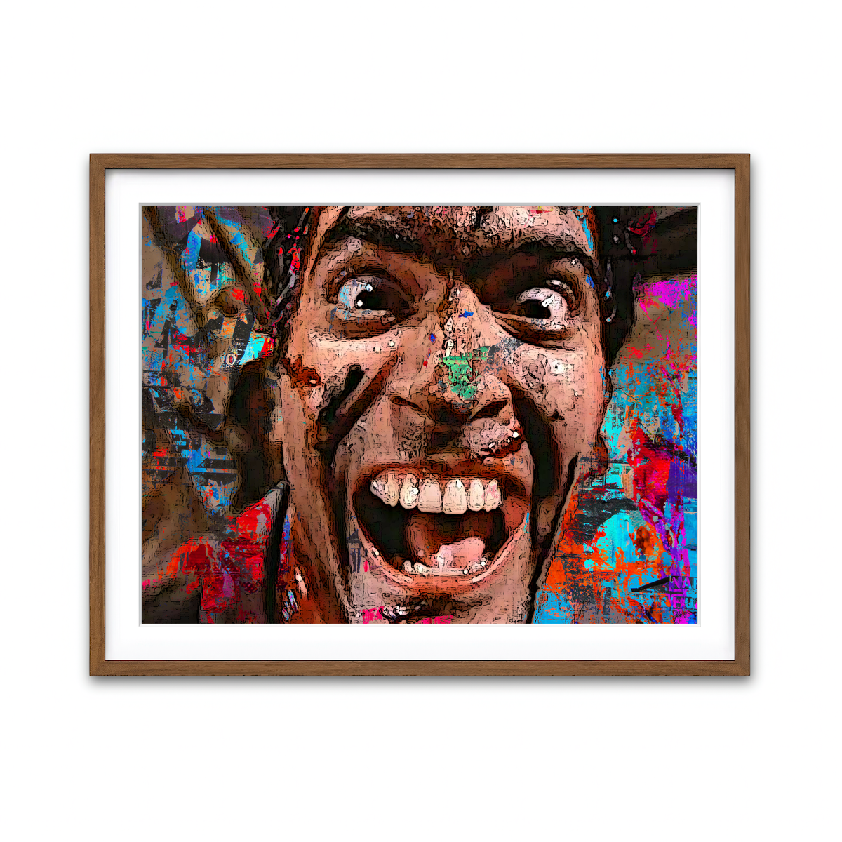 Framed Print 4x3 Walnut