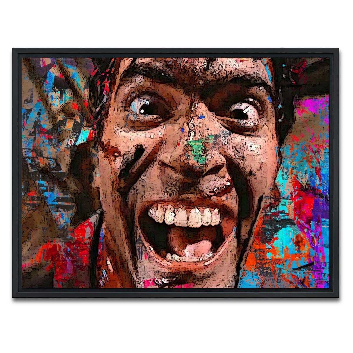 AUTO-MOCKUP WHITE | Ash Closeup | 1 Piece | Black Framed Canvas | group=4x3