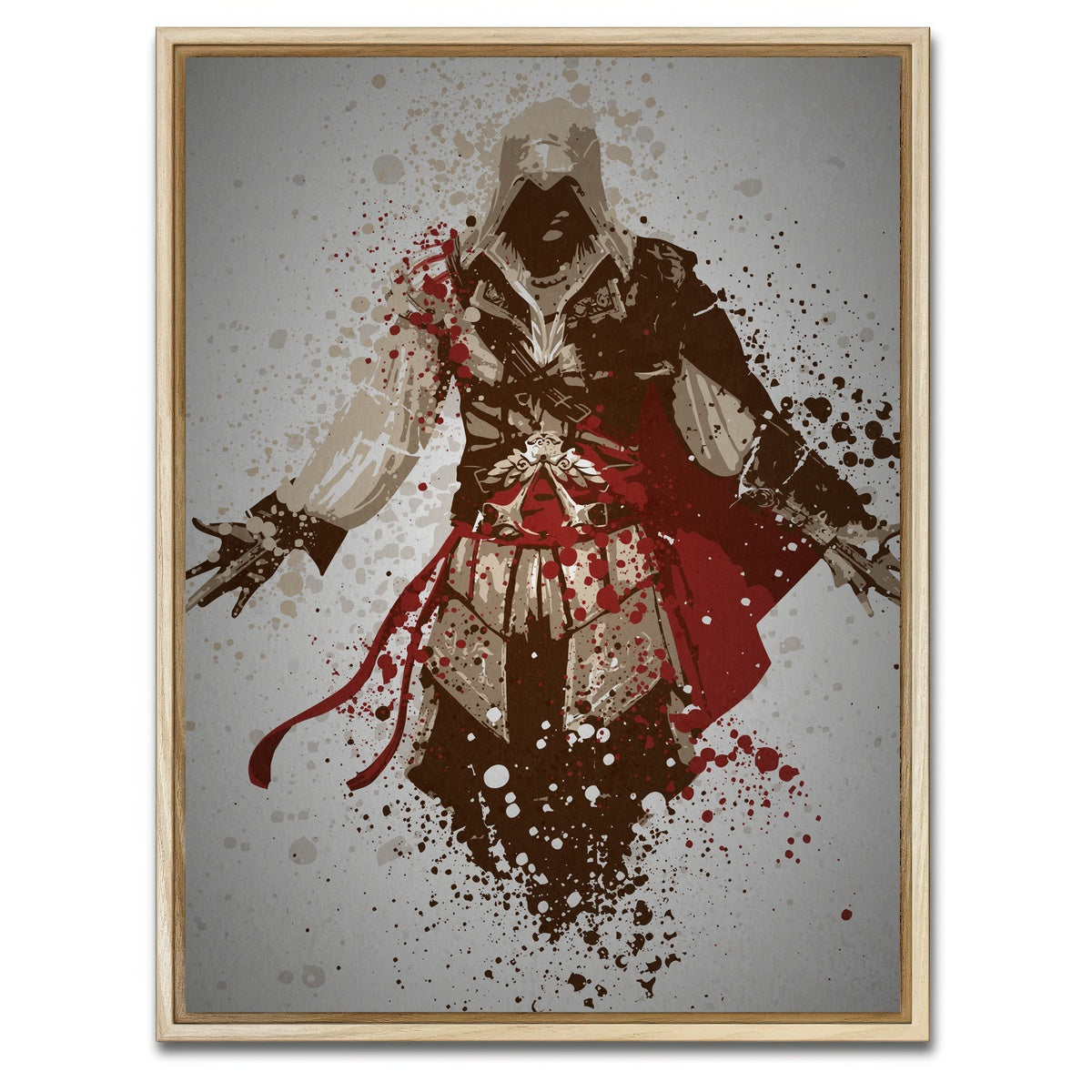 AUTO-MOCKUP WHITE | Assassin | 1 Piece | Natural Framed Canvas | group=3x4
