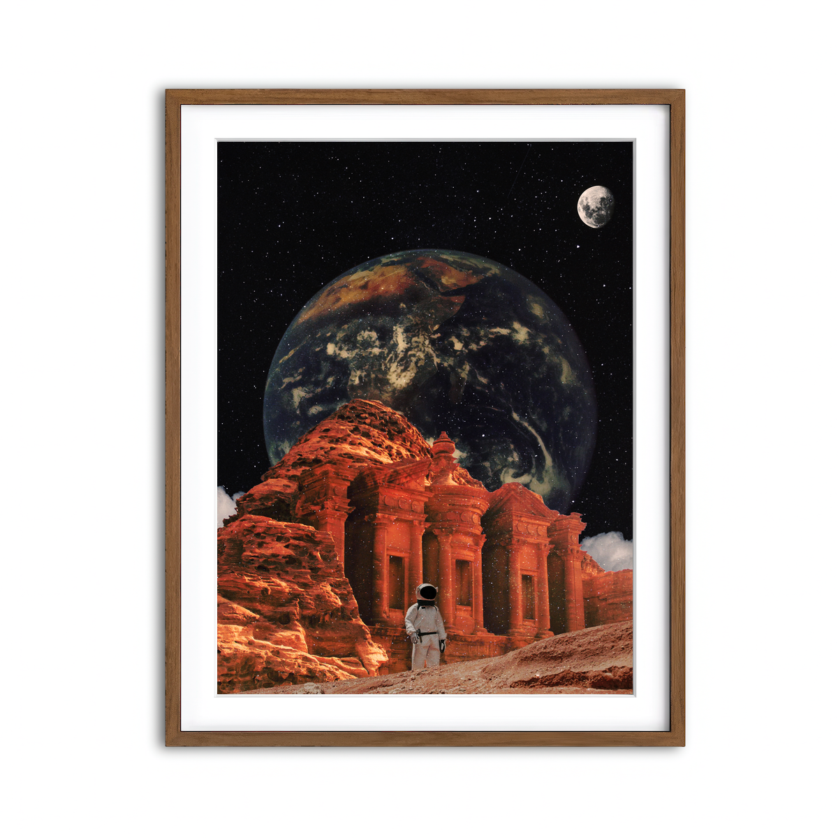 Framed Print 3x4 Walnut