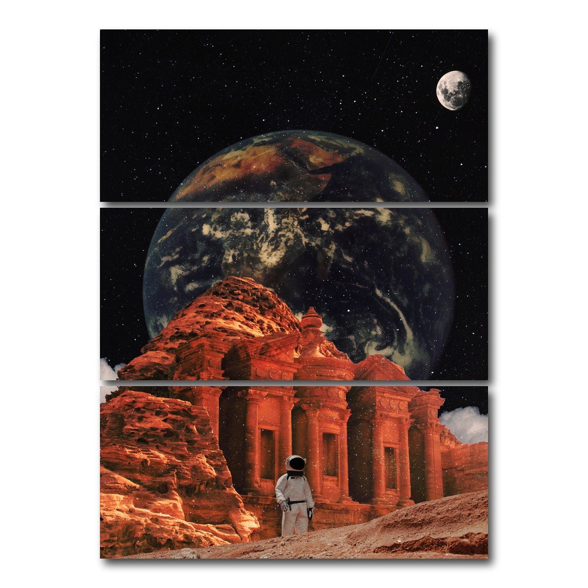 AUTO-MOCKUP WHITE | Astro Hill | 3 Piece | Gallery Wrap Canvas | group=8x18_stacked