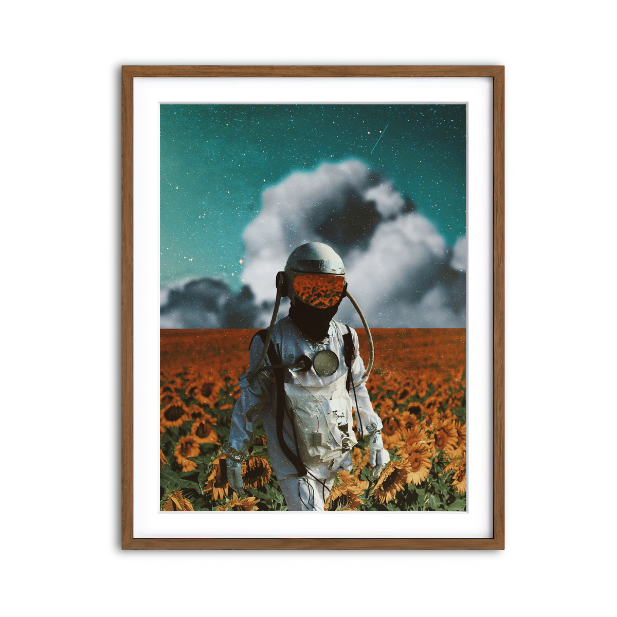 Framed Print 3x4 Walnut