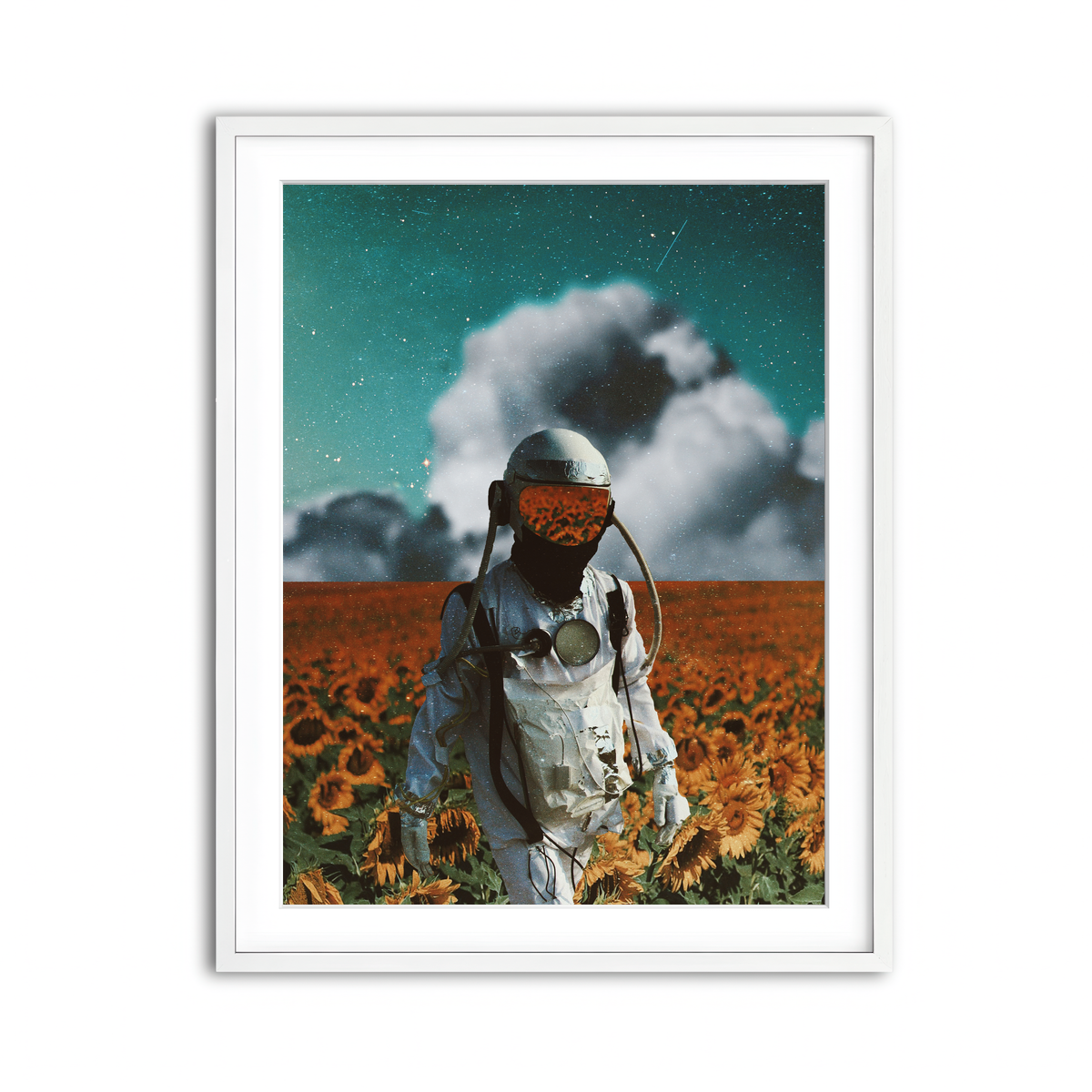 Framed Print 3x4 White