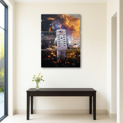 AUTO-MOCKUP ROOM | Astro flower canvas art