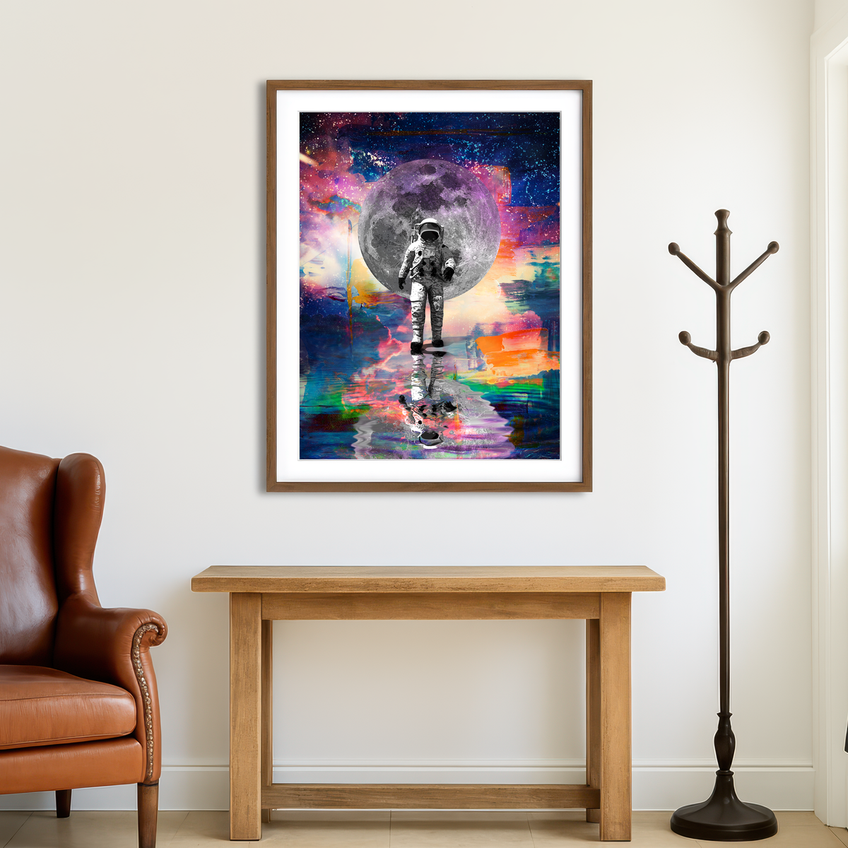 AUTO-MOCKUP ROOM | Astro Sky Canvas Art Wall Art