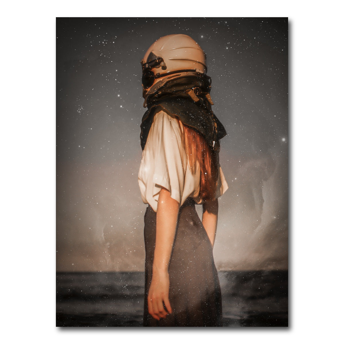 AUTO-MOCKUP WHITE | Astronaut Girl | 1 Piece | Gallery Wrap Canvas | group=3x4