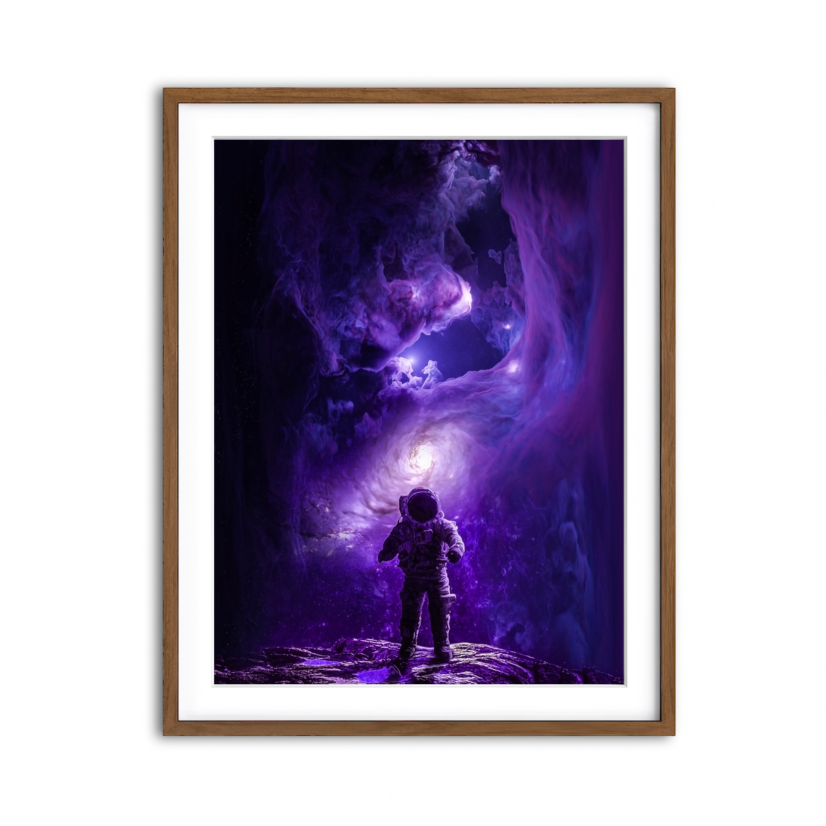 Framed Print 3x4 Walnut