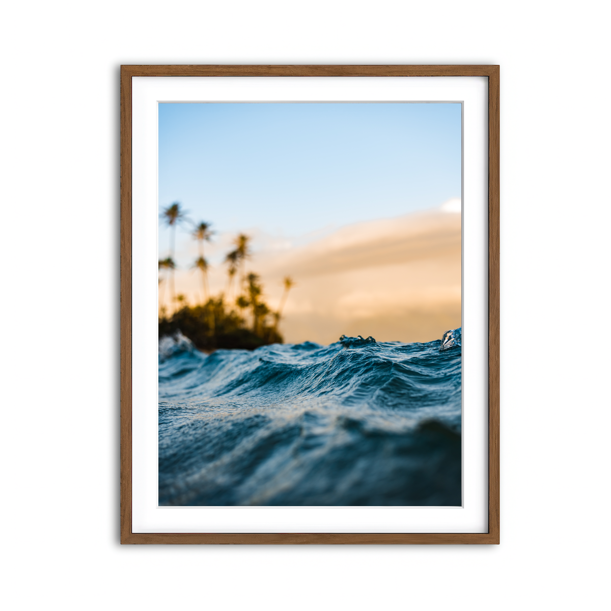 Framed Print 3x4 Walnut