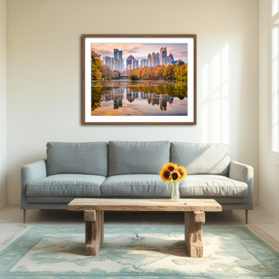 AUTO-MOCKUP ROOM | Atlanta From The Park Wall Art