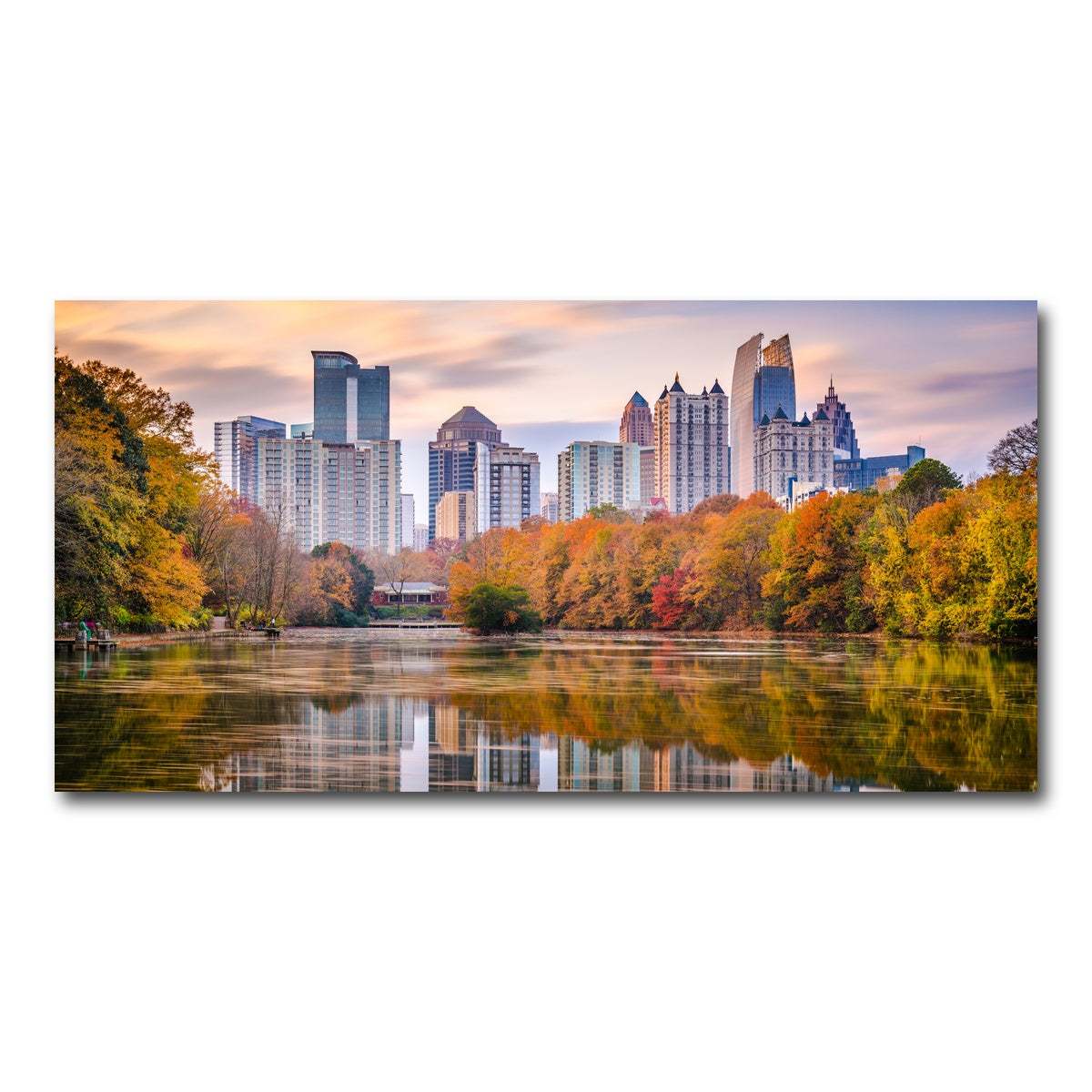 AUTO-MOCKUP WHITE | Atlanta From The Park | 1 Piece | Gallery Wrap Canvas | group=2x1