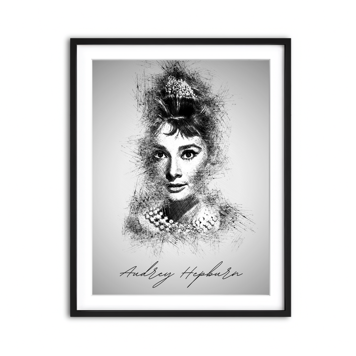 Framed Print 3x4 Black