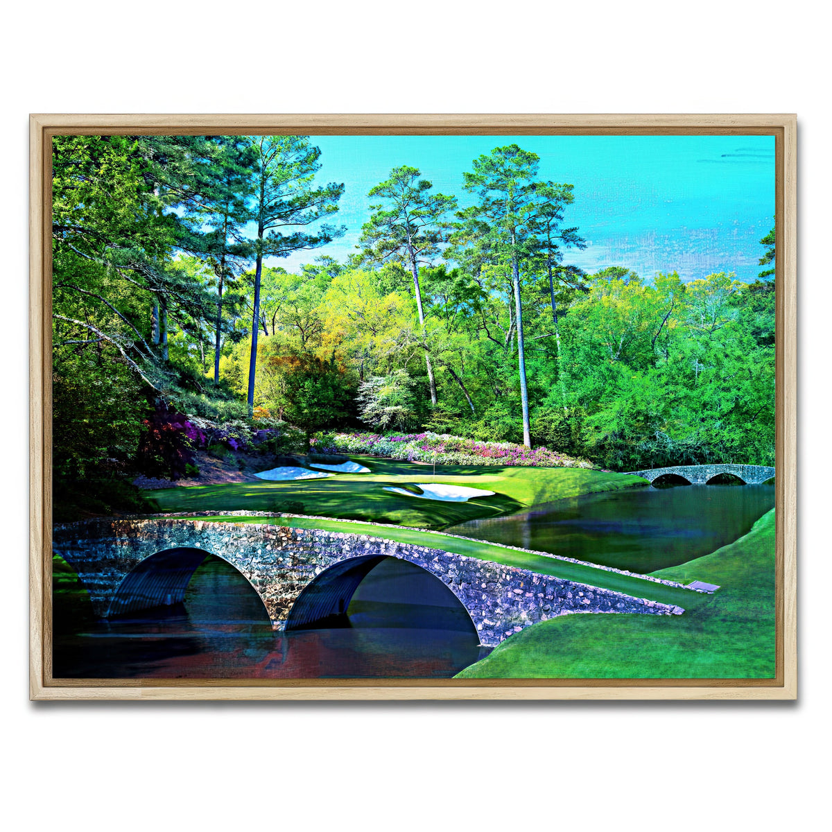 AUTO-MOCKUP WHITE | Augusta National | 1 Piece | Natural Framed Canvas | group=4x3