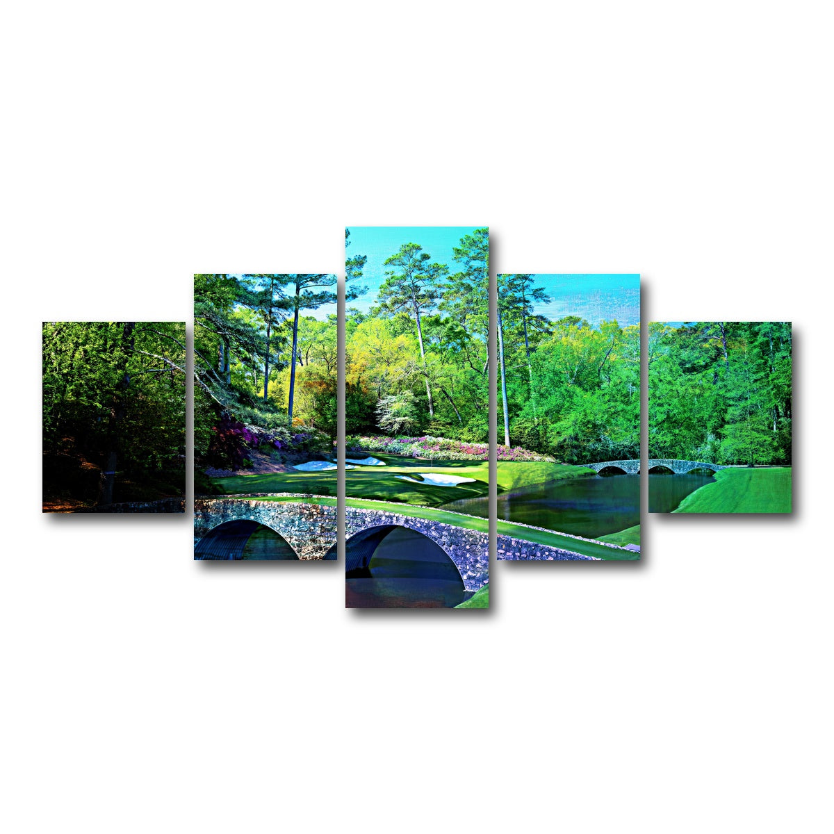 AUTO-MOCKUP WHITE | Augusta National | 5 Piece | Gallery Wrap Canvas | group=5_short