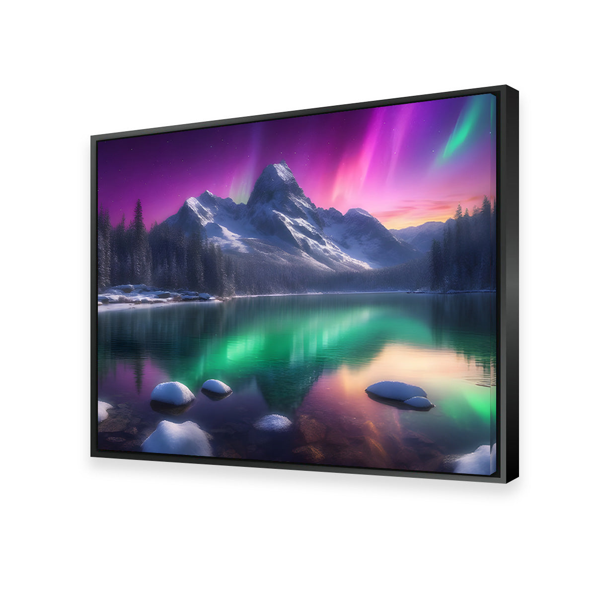 Aurora Mountain Wall Art