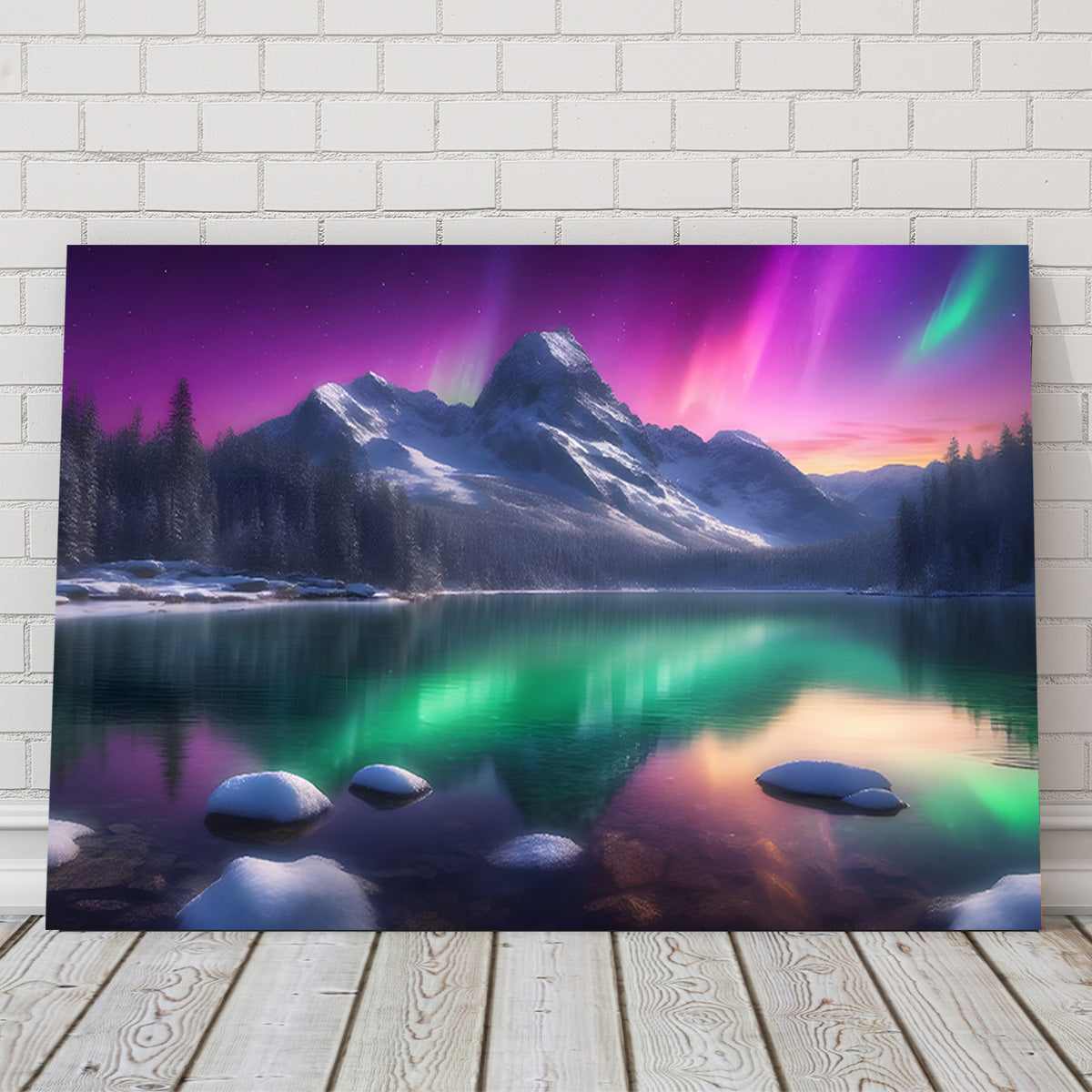 Aurora Mountain Wall Art