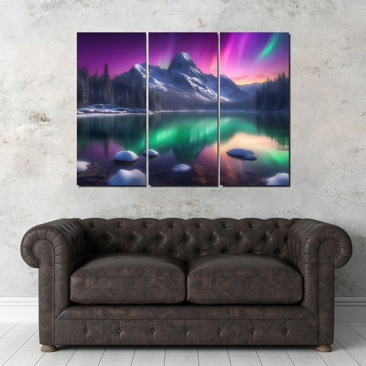 Aurora Mountain Wall Art