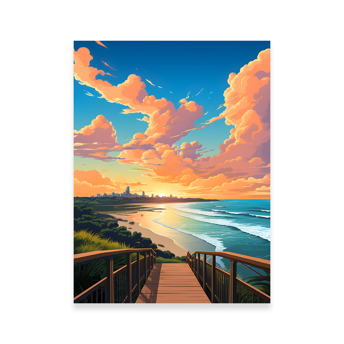 Australia - Gold Coast Beach Wall Art