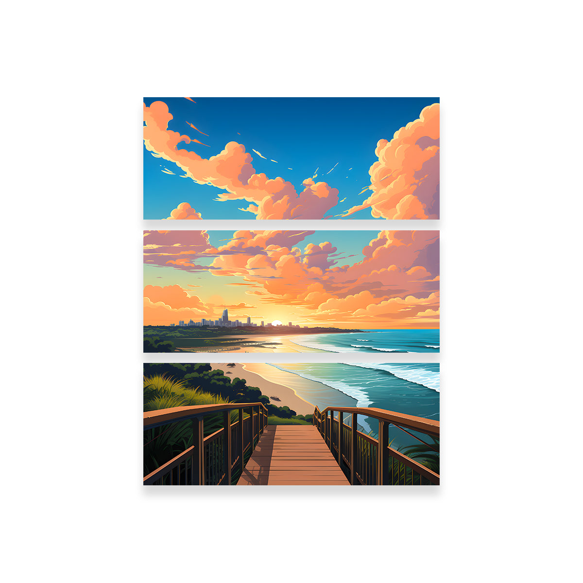 Australia - Gold Coast Beach Wall Art