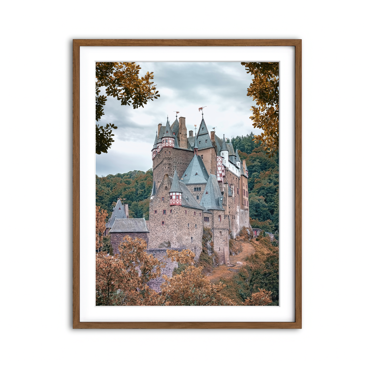 Framed Print 3x4 Walnut