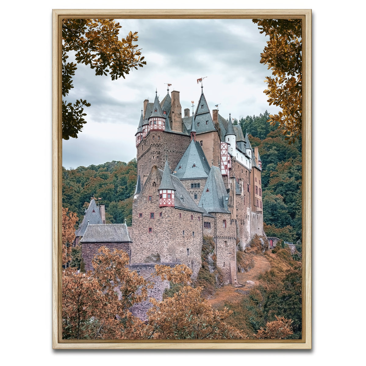 AUTO-MOCKUP WHITE | Autumn In Eltz | 1 Piece | Natural Framed Canvas | group=3x4