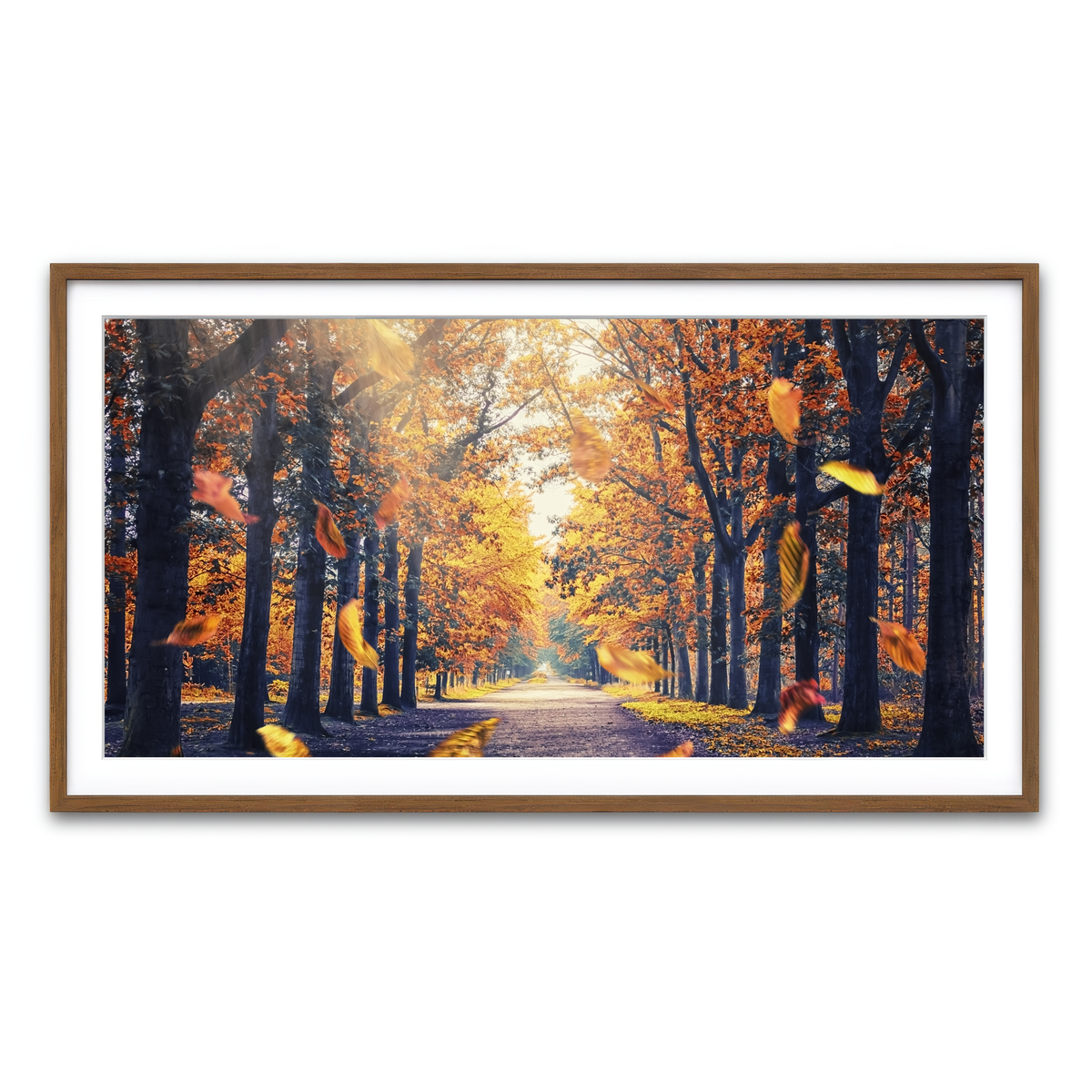 Framed Print 2x1 Walnut