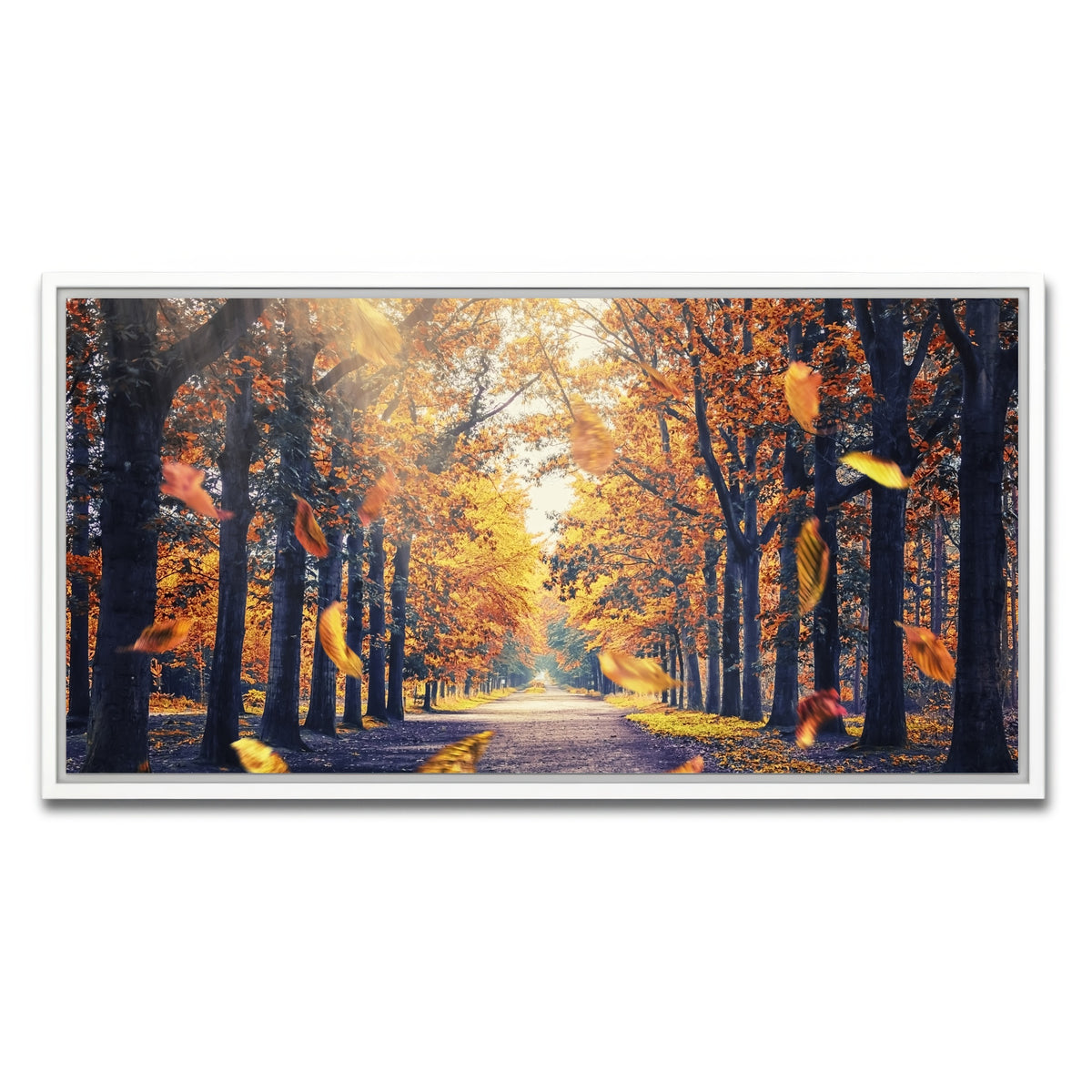 AUTO-MOCKUP WHITE | Autumn In Holland | 1 Piece | White Framed Canvas | group=2x1