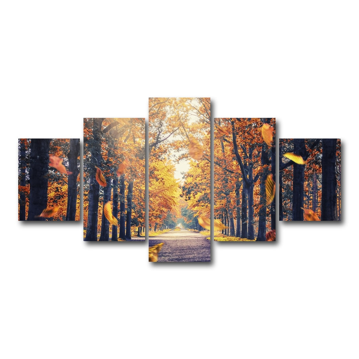 AUTO-MOCKUP WHITE | Autumn In Holland | 5 Piece | Gallery Wrap Canvas | group=5_short