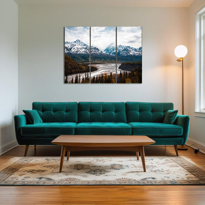 AUTO-MOCKUP ROOM | Autumn Landscape - Alaska