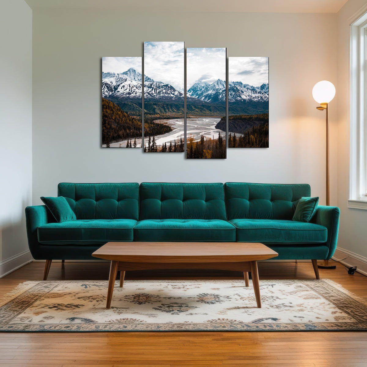 AUTO-MOCKUP ROOM | Autumn Landscape - Alaska