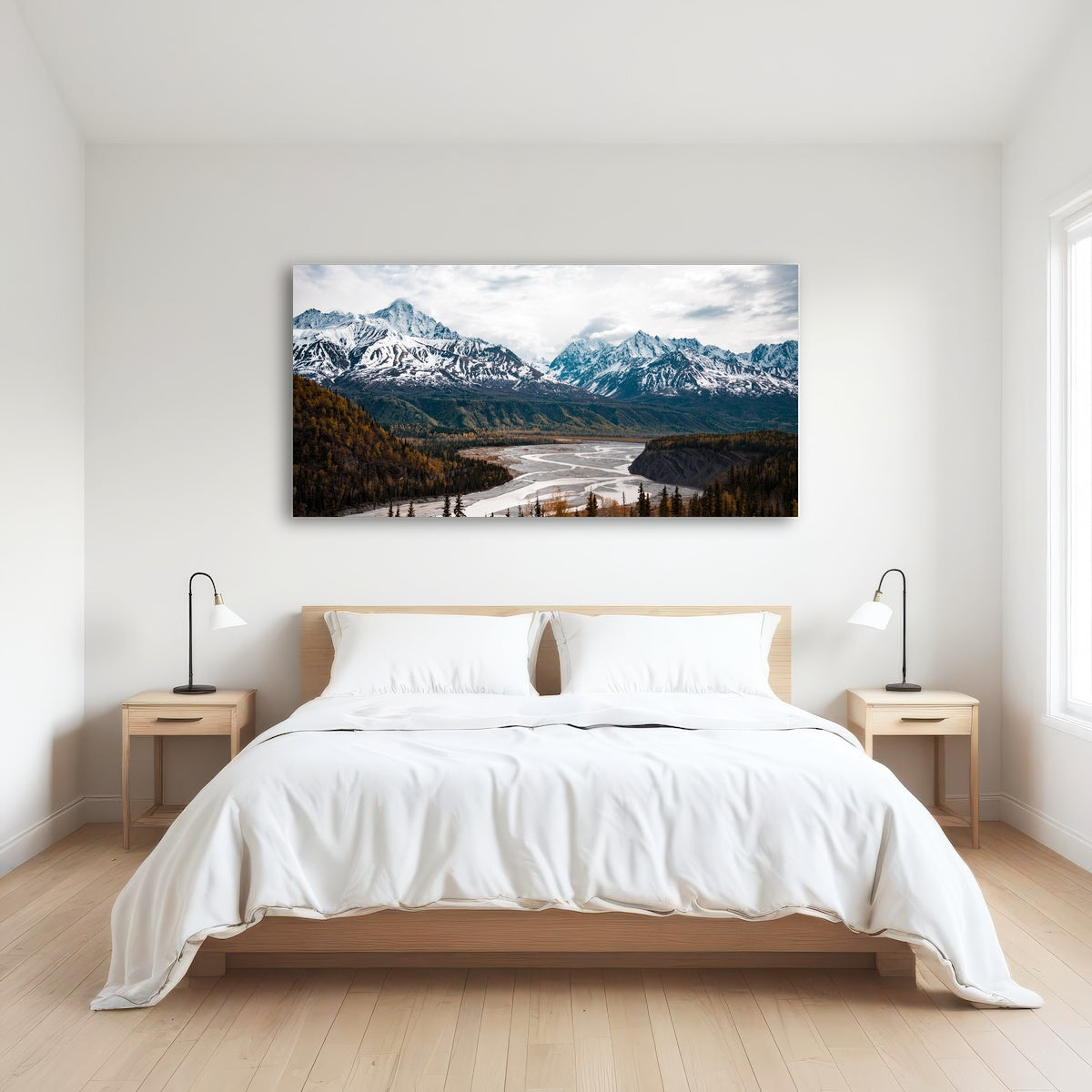 AUTO-MOCKUP ROOM | Autumn Landscape - Alaska