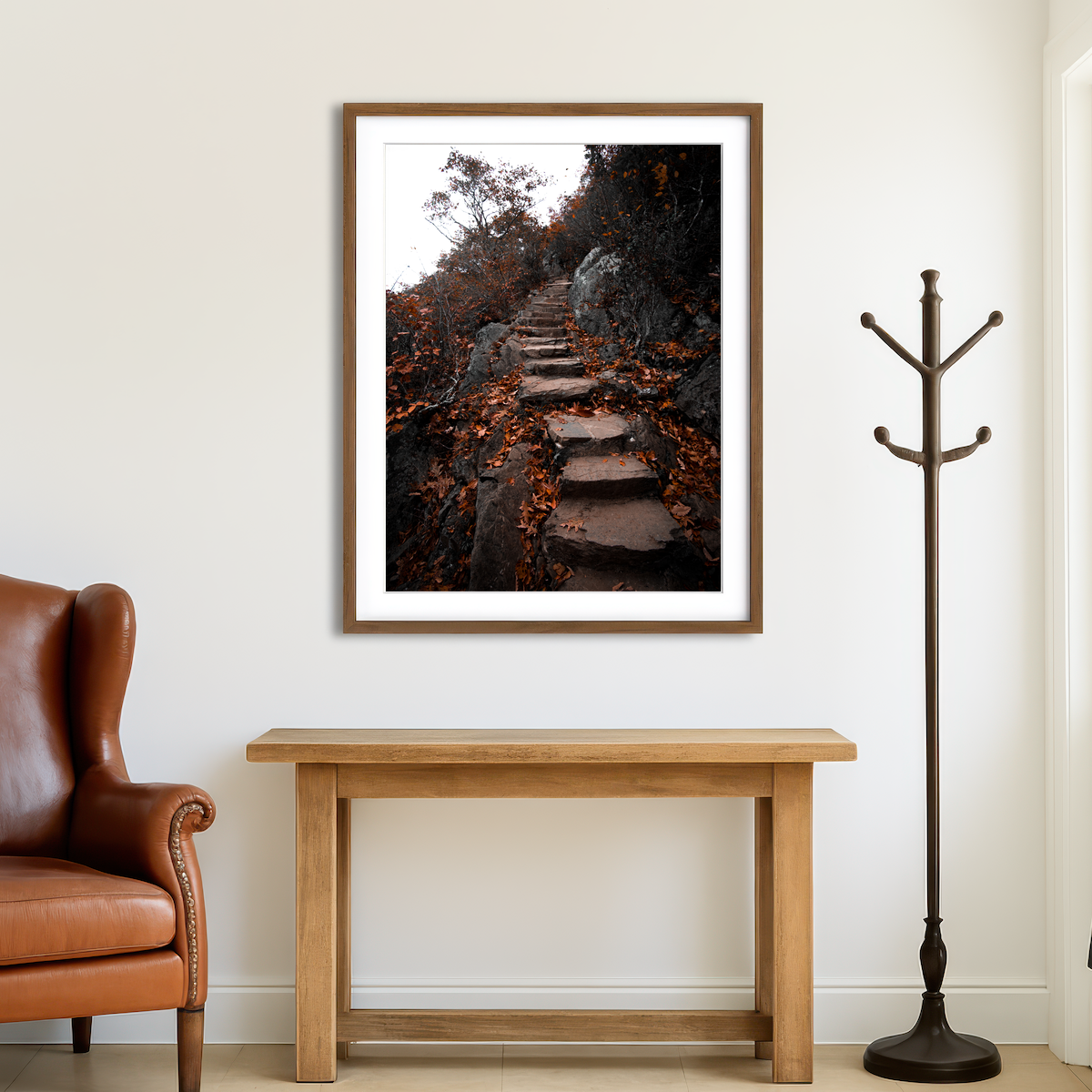 AUTO-MOCKUP ROOM | Autumn Path Wall Art