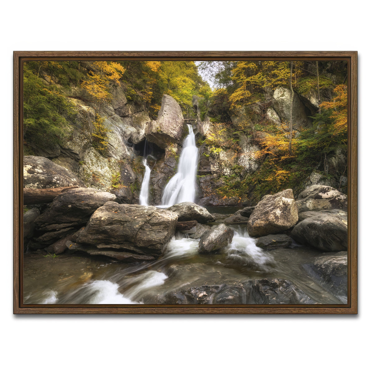 AUTO-MOCKUP WHITE | Autumn Treasure | 1 Piece | Walnut Framed Canvas | group=4x3